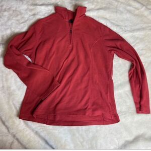 Land's End popover quarter zip size large